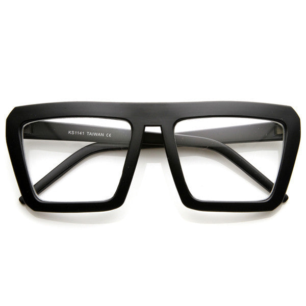 Retro aviator clear lens glasses hotsell