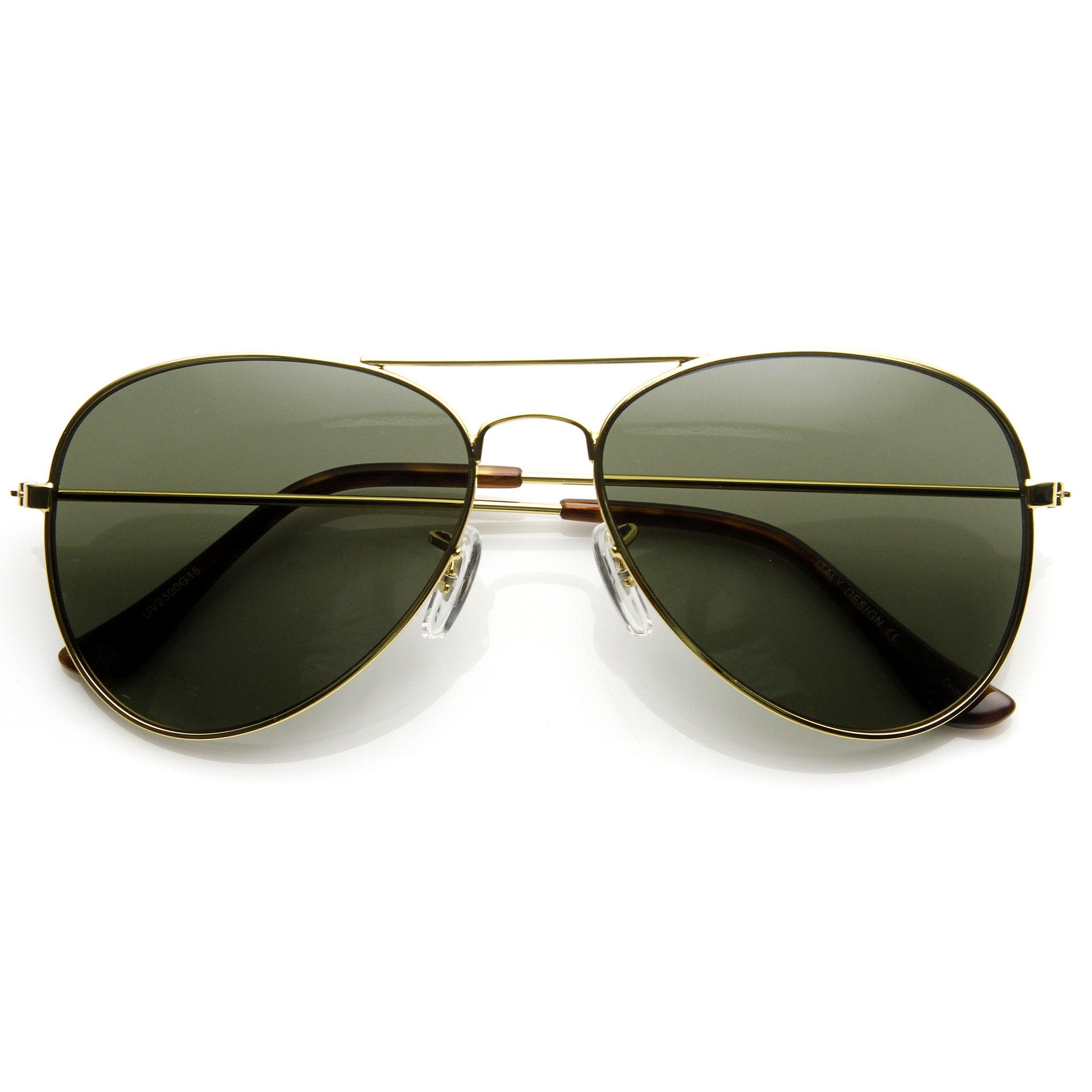 Original Classic Metal Military Aviator Sunglasses - Mobilia