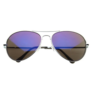 Retro Revo Color Mirrored Lens Metal Aviator Sunglasses 1485