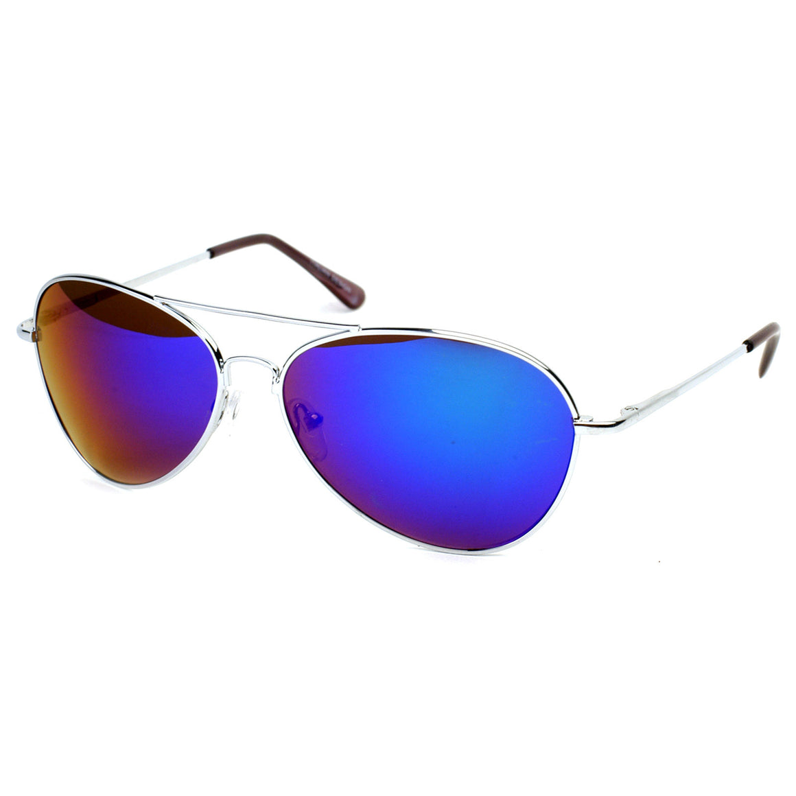 Retro Revo Color Mirrored Lens Metal Aviator Sunglasses 1485