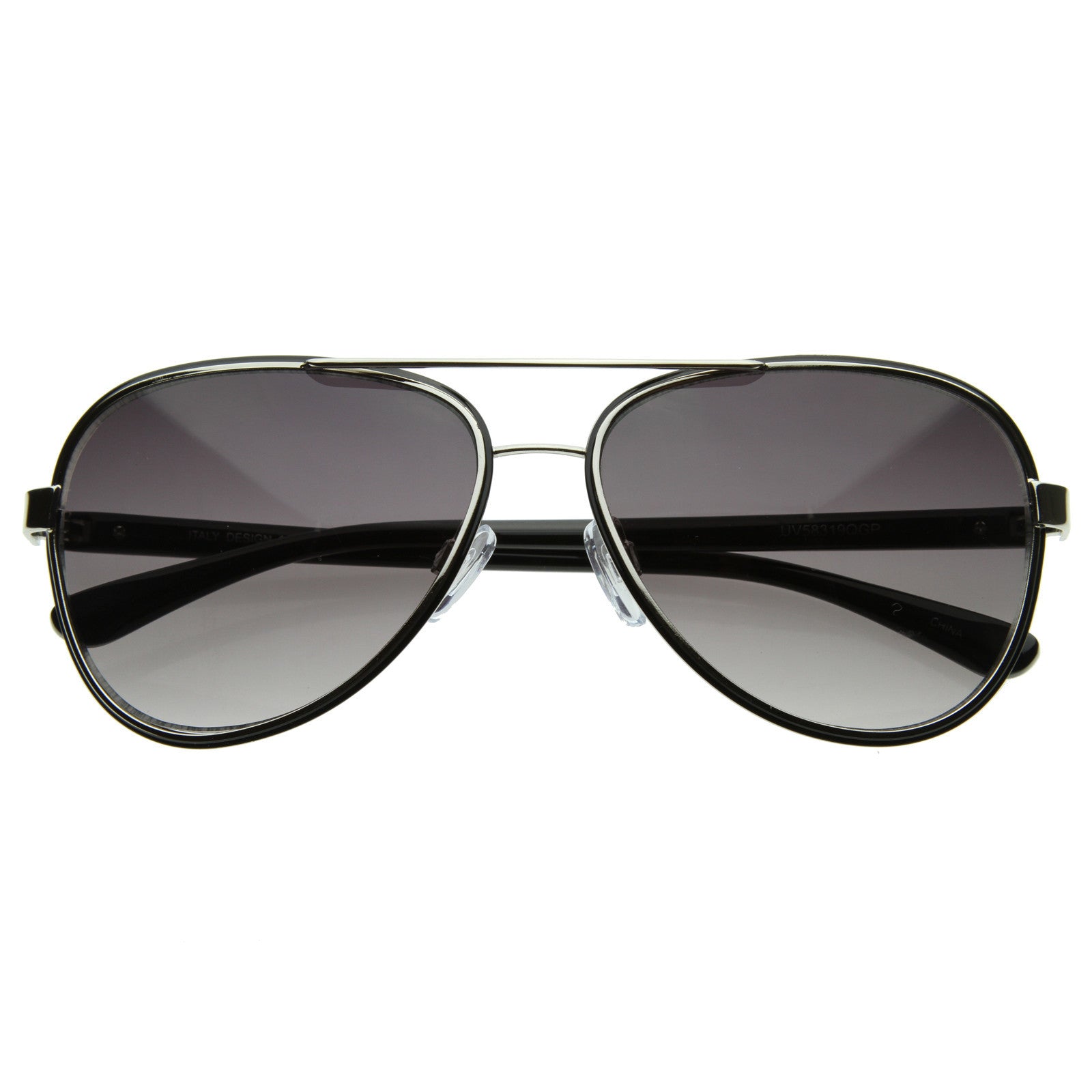 Premium Optical Quality Nouveau Metal Laser Crafted Aviator Sunglasses 8365