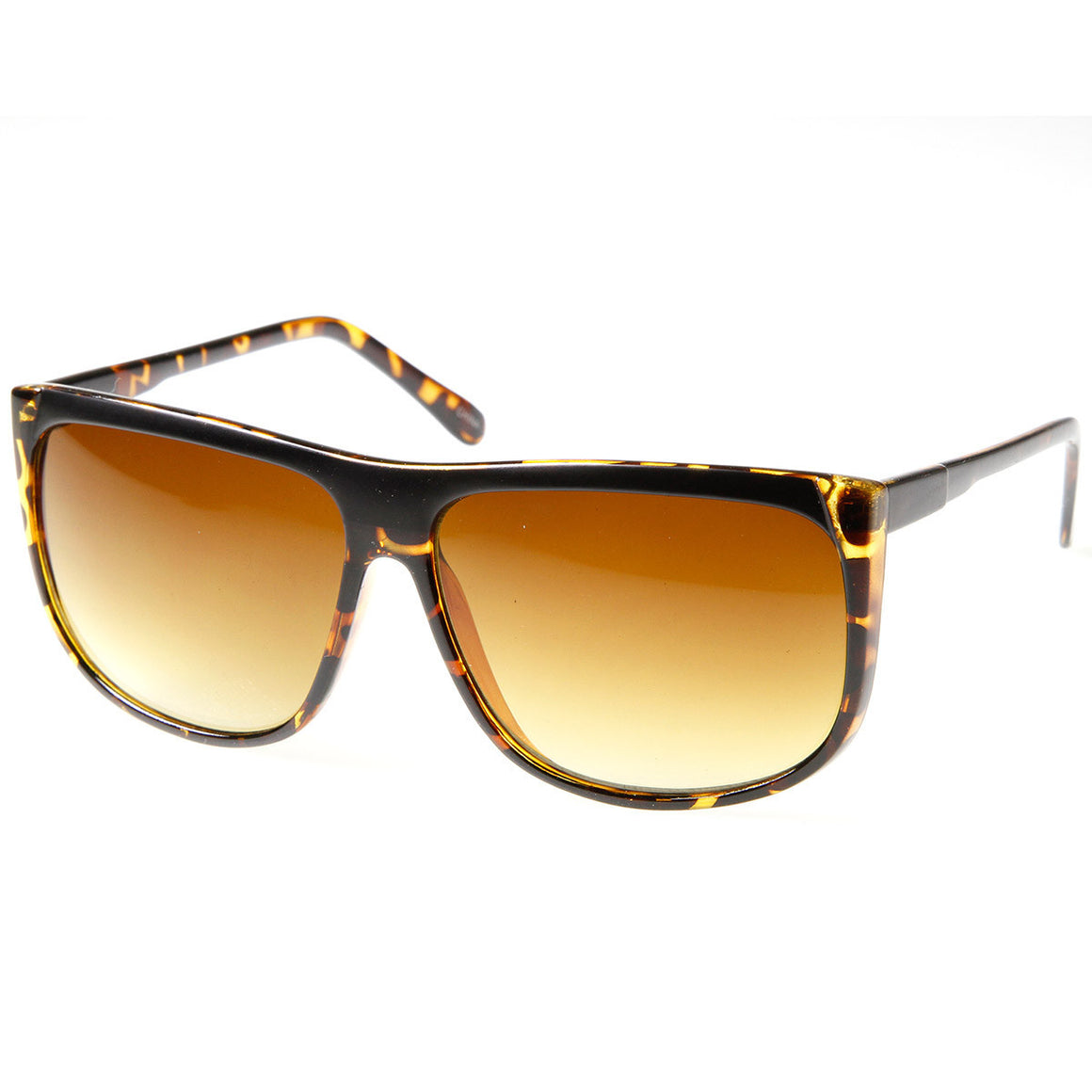 Retro Color Flat Top Hipster Aviator Sunglasses 8627
