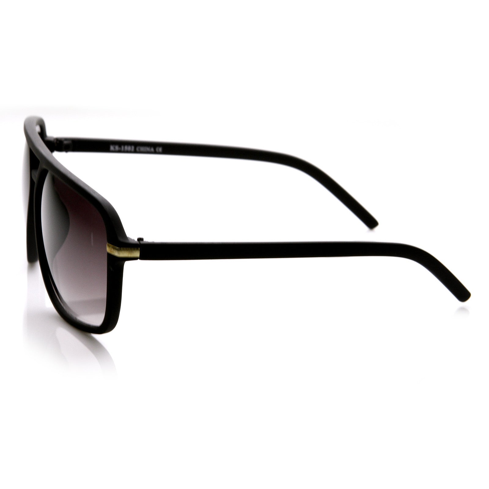 Euro Retro Square Rubber Flat Top Aviator Sunglasses Mobilia Theme Sydney