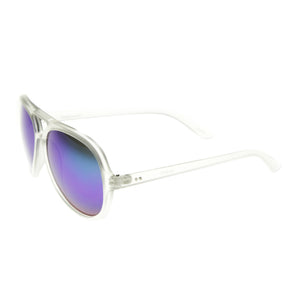 Retro Frosted Revo Color Lens Party Summer Aviator Sunglasses 8825