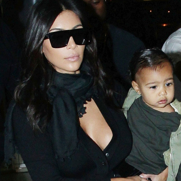 Square Flat Oversized Sunglasses Famous Kim Kardashian Women New